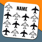 Planes Silhouette Personalised Mug