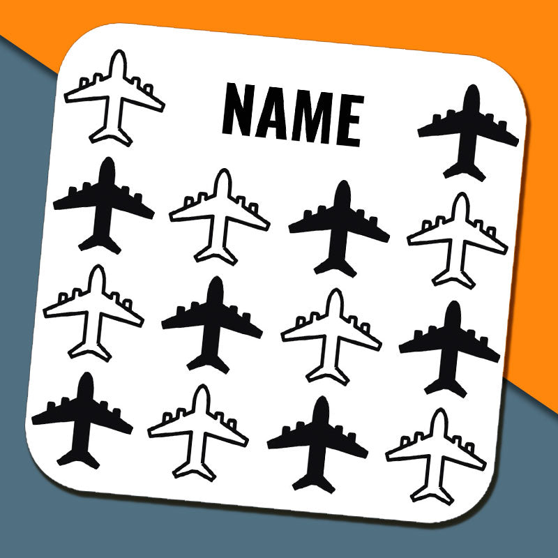 Planes Silhouette Personalised Mug