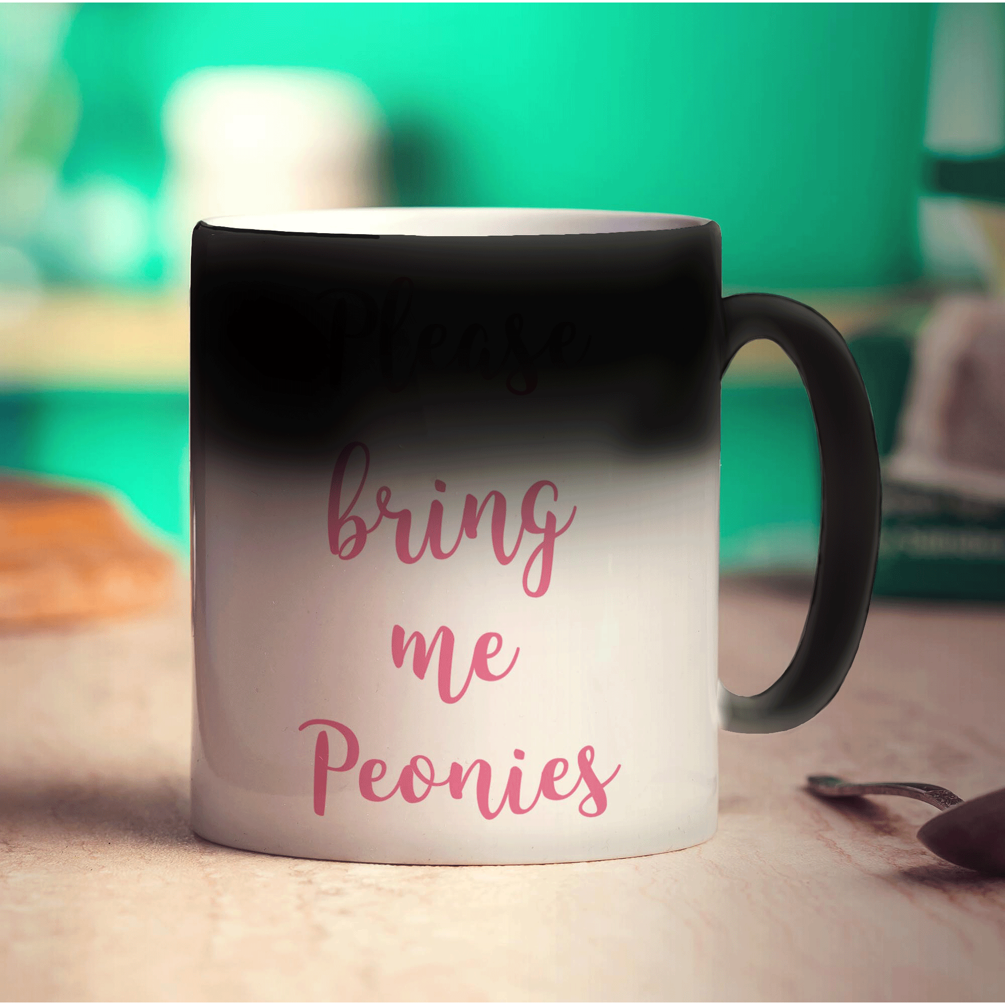 Please Bring Me Peonies Mug