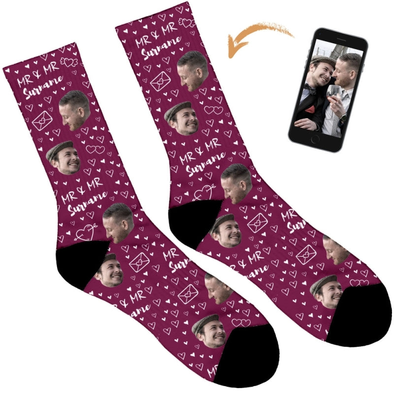 Mr & Mr Wedding Socks