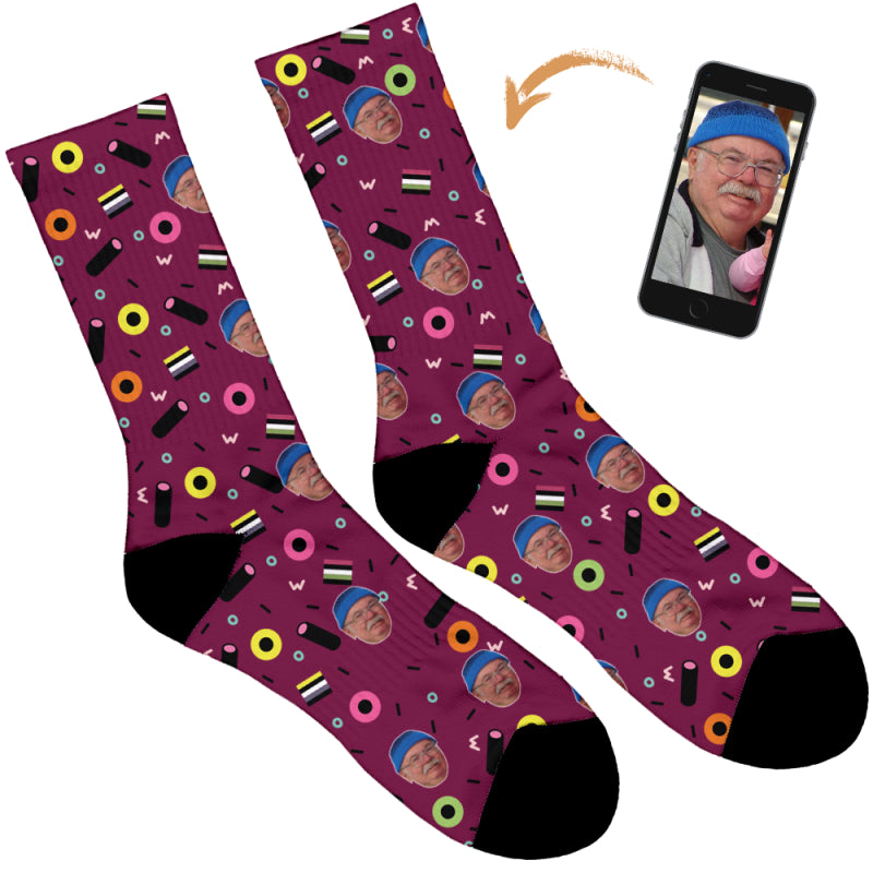 Liquorice Allsorts Personalised Socks