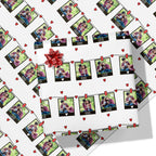 Polaroid Heart Photo Wrapping Paper