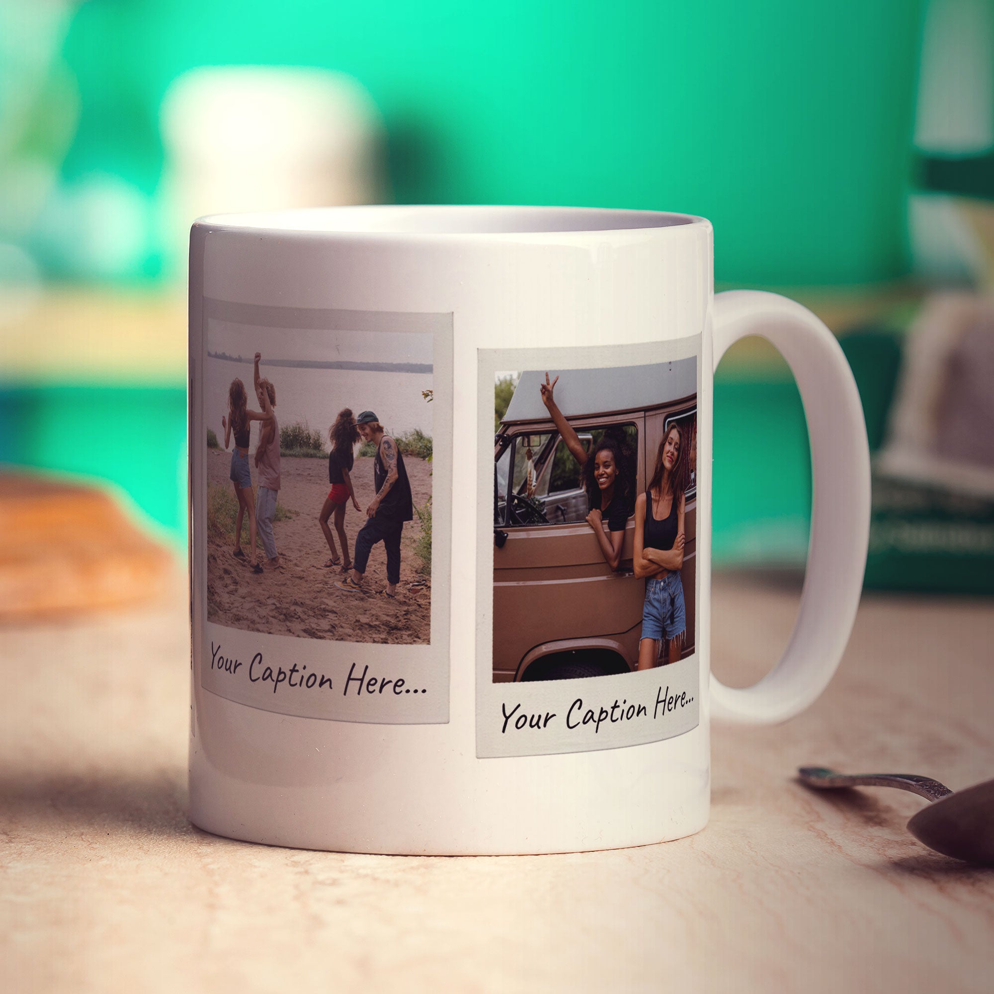 4 Photo Polaroid Mug