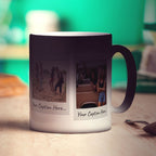 4 Photo Polaroid Mug - Standard 330ml (11oz) / Magic Mug