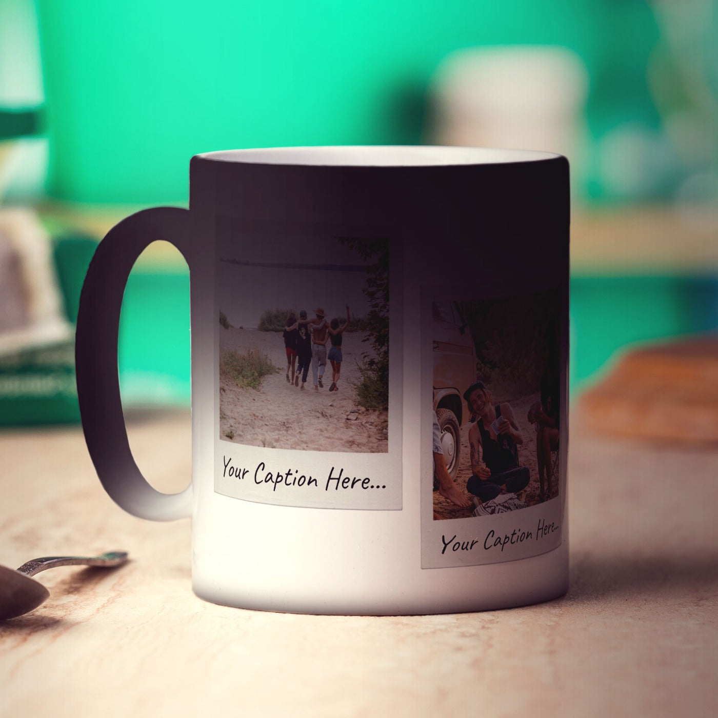 4 Photo Polaroid Mug