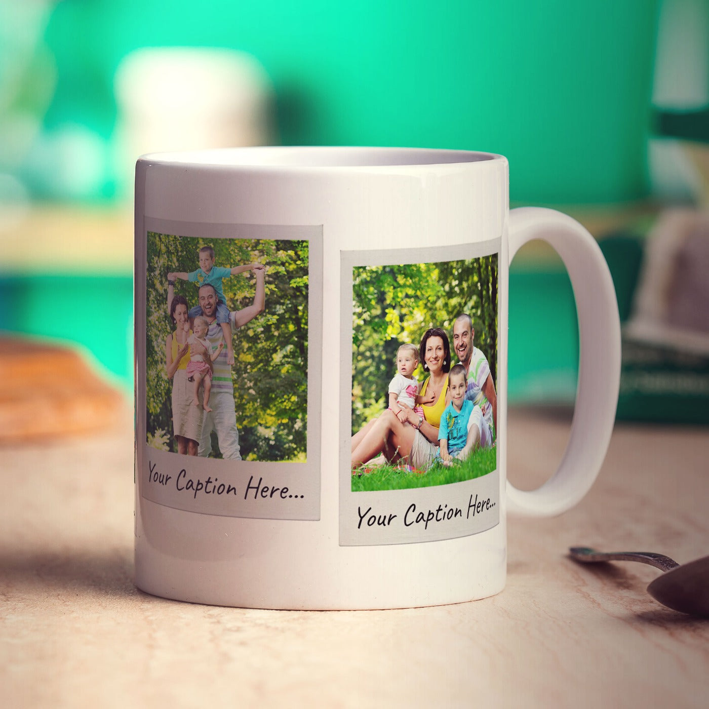 4 Photo Polaroid Mug