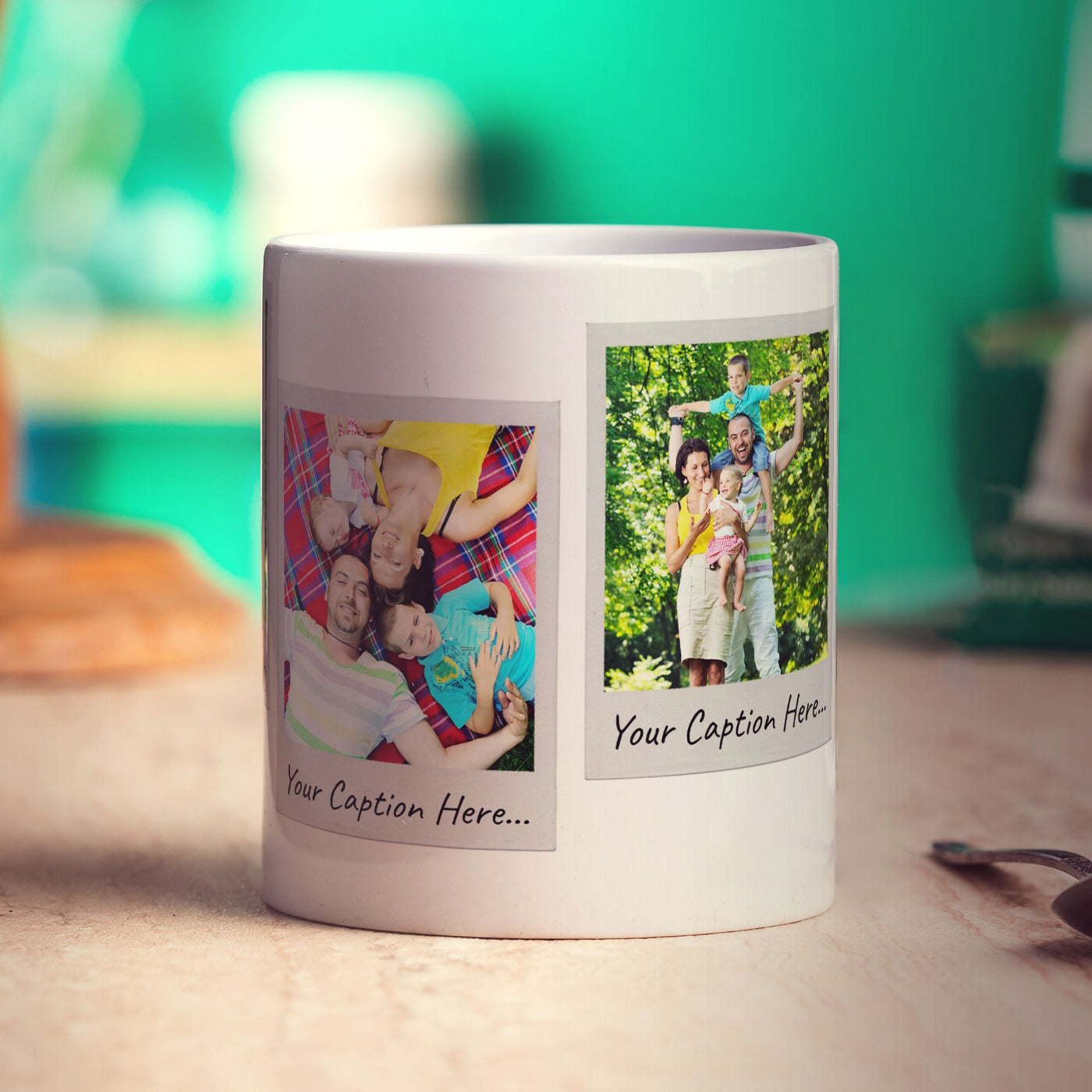 4 Photo Polaroid Mug