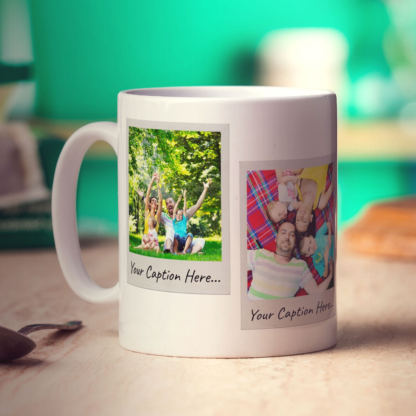4 Photo Polaroid Mug