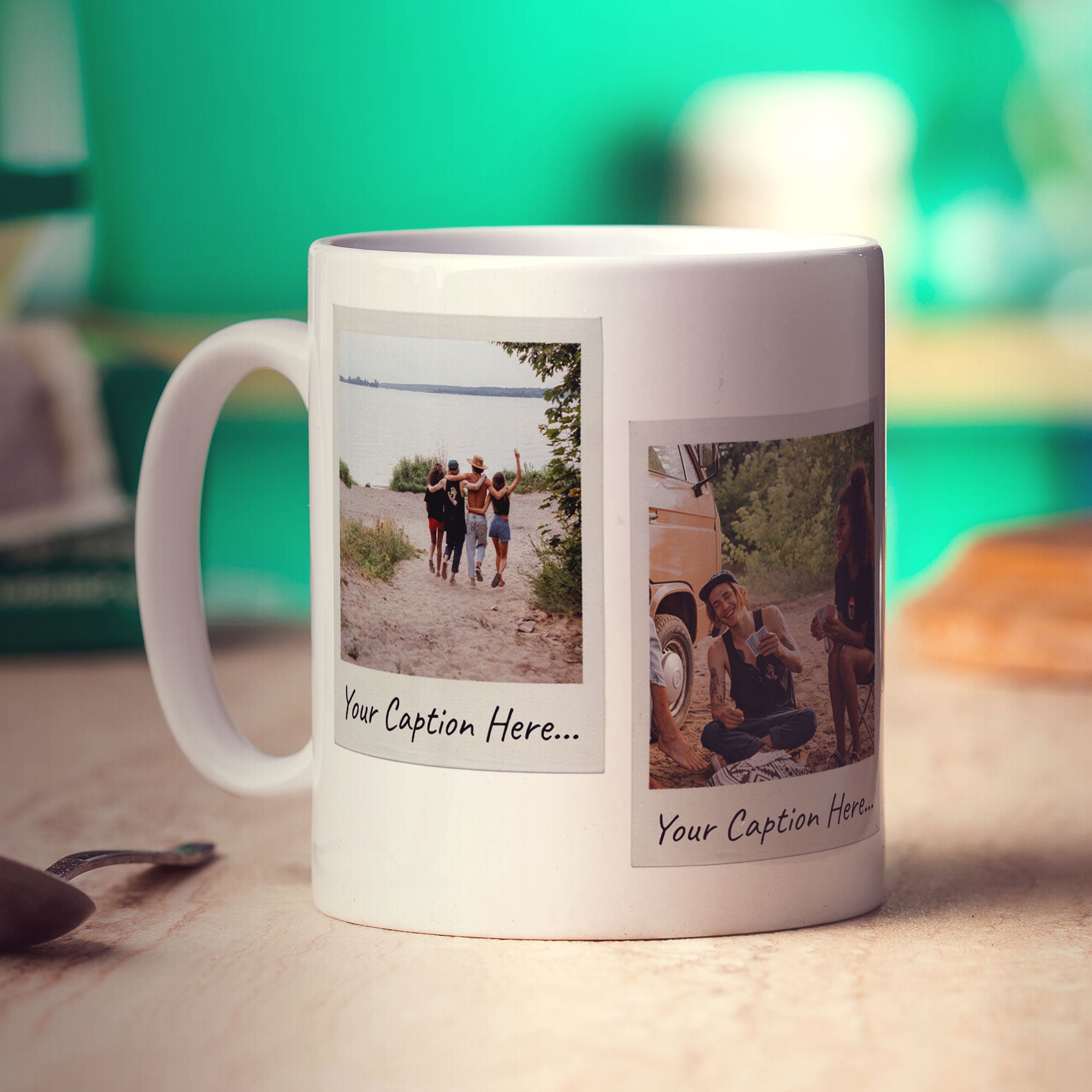 4 Photo Polaroid Mug
