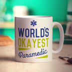 World's Okayest Paramedic Mug - Standard 330ml (11oz) / White