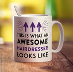 This is What An Awesome Hairdresser Looks Like Mug - Standard 330ml (11oz) / White