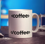 Coffee HTML Mug - Standard 330ml (11oz) / White
