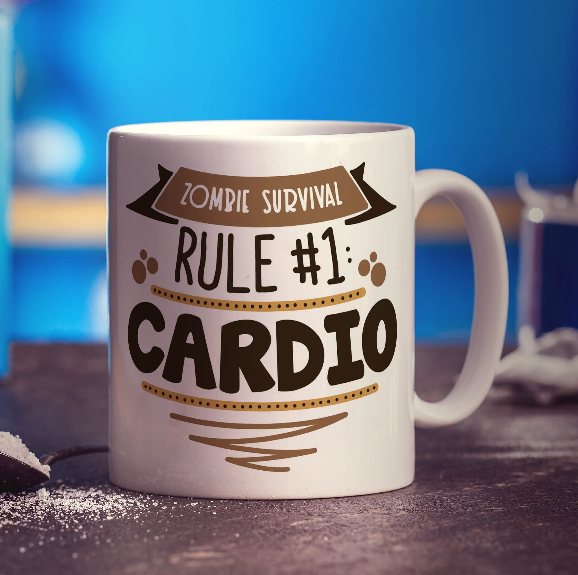 Zombie Survival Rule #1 Mug