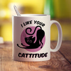 I Like Your Cattitude Mug - Standard 330ml (11oz) / White