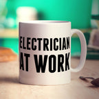 Electrician At Work Mug - Standard 330ml (11oz) / White