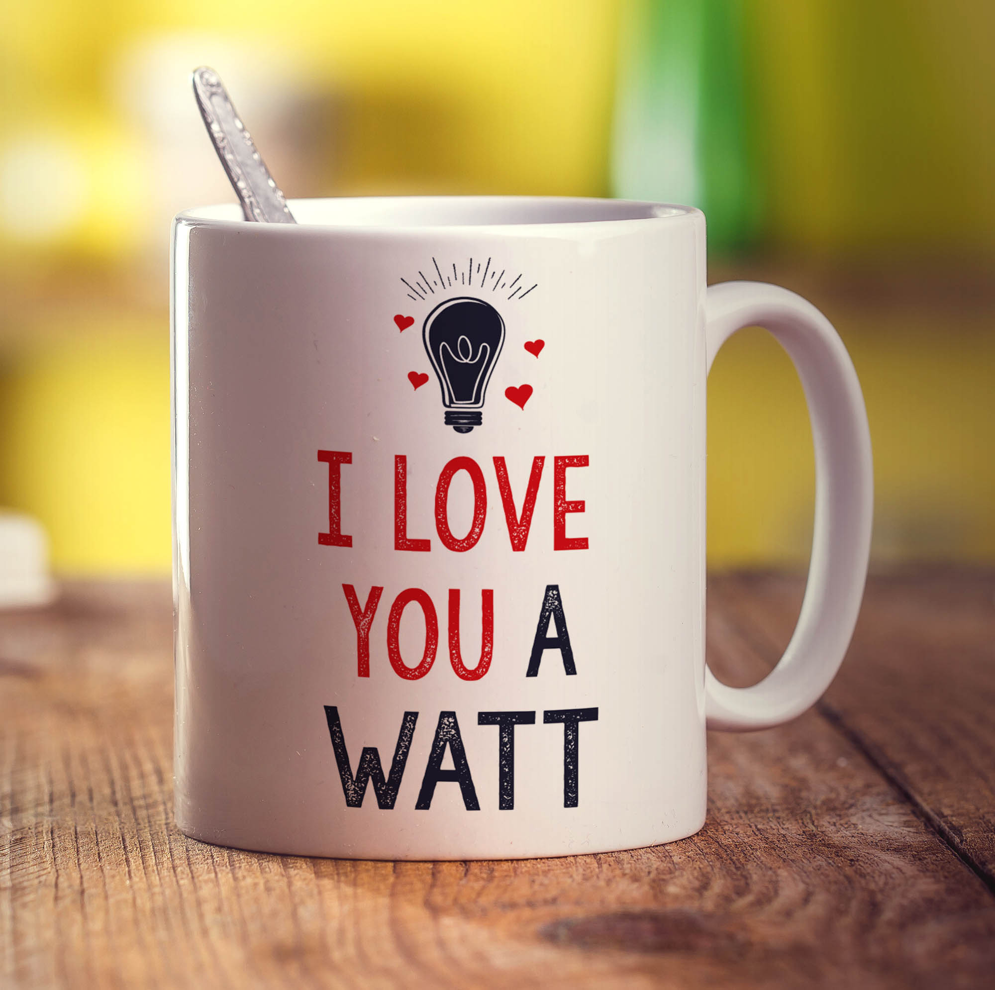 I Love You a Watt Mug