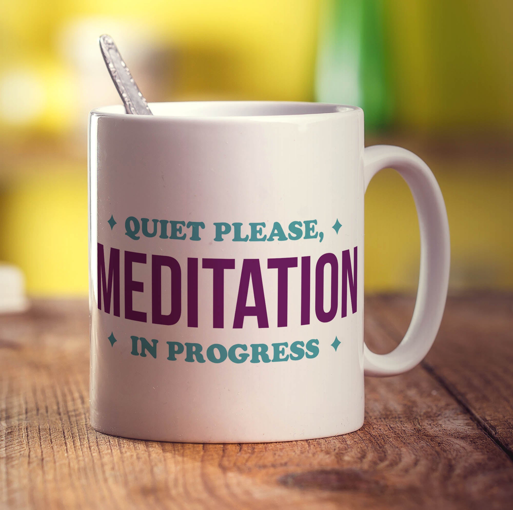 Quiet Please, Meditation in Progress Mug