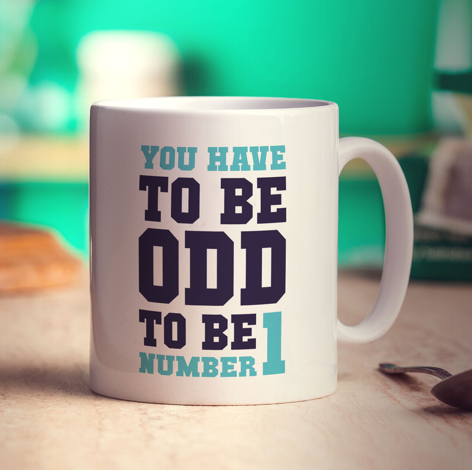 You Have To Be Odd To Be Number 1 Mug - Standard 330ml (11oz) / White