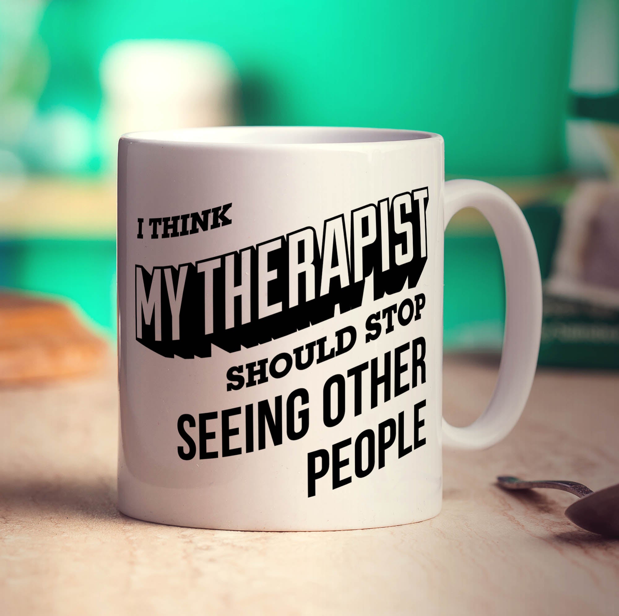I Think My Therapist Should Stop Seeing Other People Mug - Standard 330ml (11oz) / White