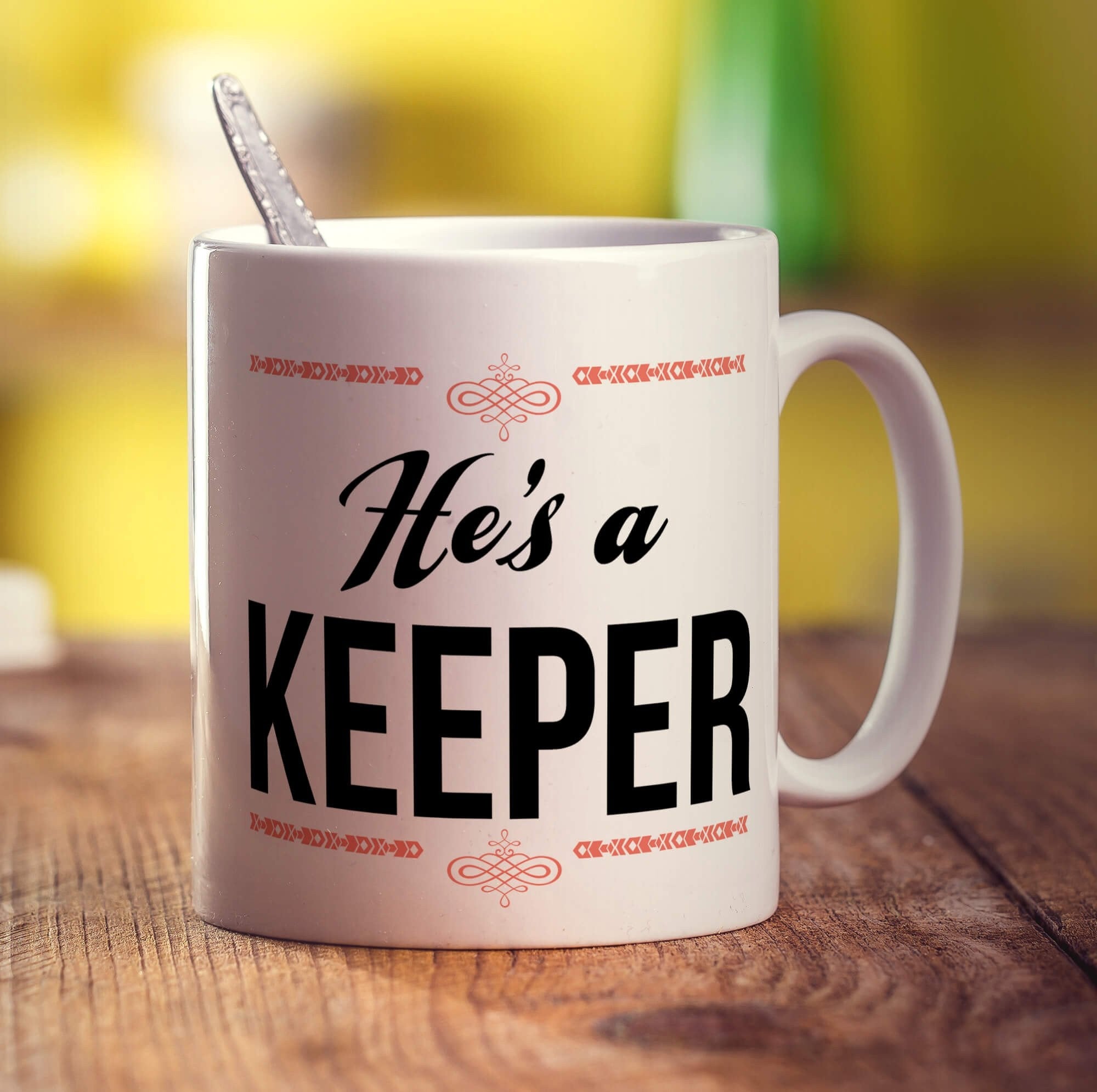 He's a Keeper Mug