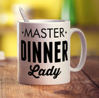 Master Dinner Lady Mug - Standard 330ml (11oz) / White