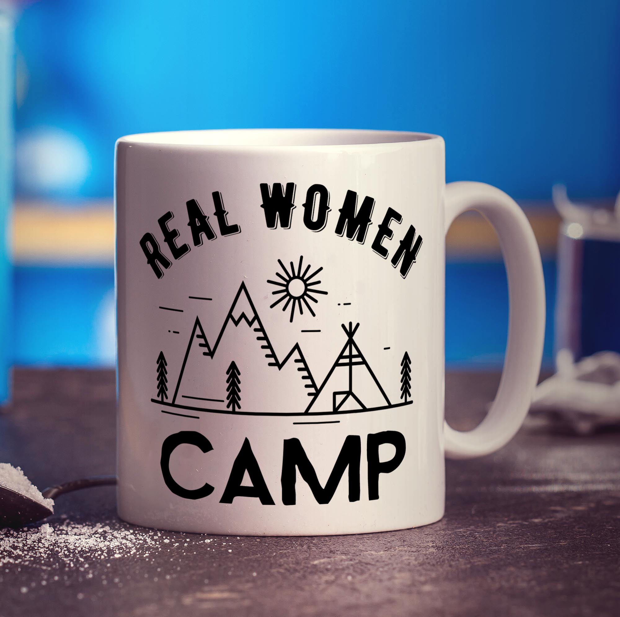 Real Women Camp Mug