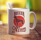 Boxer Mum Mug - Standard 330ml (11oz) / White