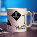 Is It Gin O'Clock? Flow Chart Mug