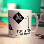 Is It Vodka O'Clock? Flow Chart Mug - Standard 330ml (11oz) / White