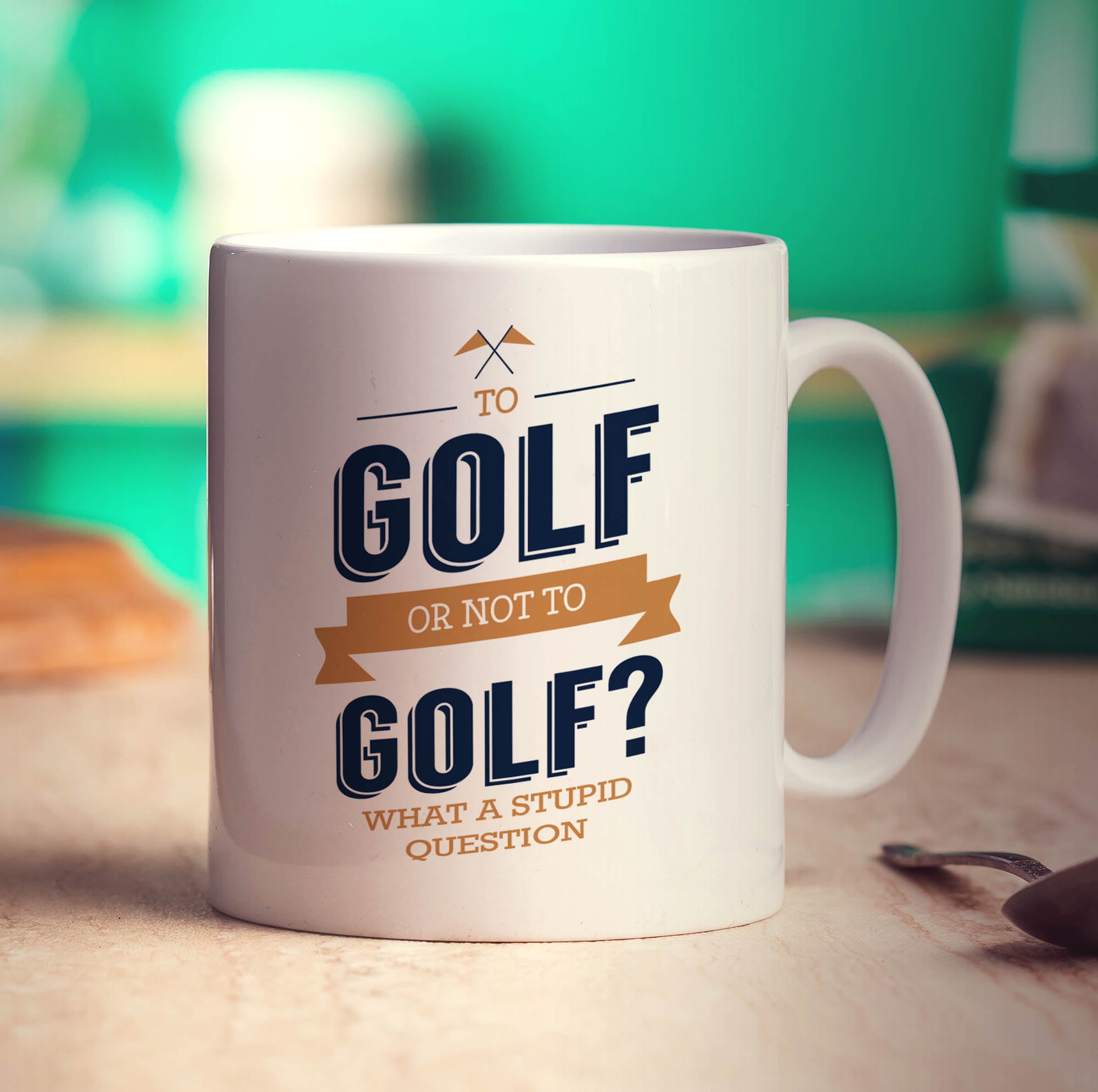 To Golf or Not to Golf? What a Stupid Question Mug