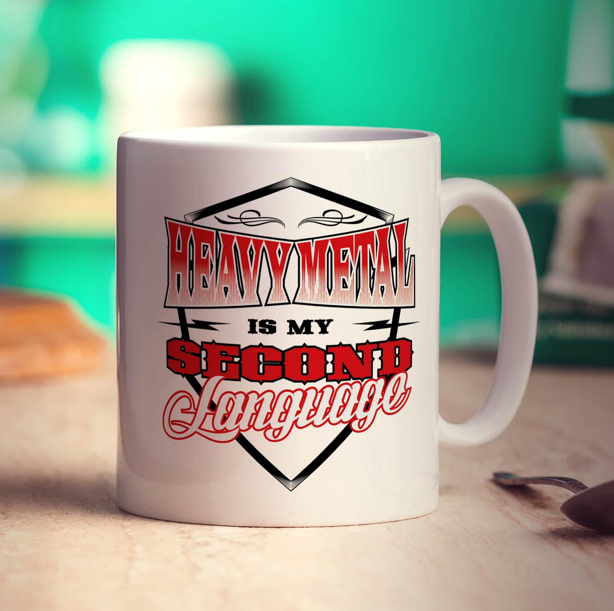 Heavy Metal is My Second Language Mug