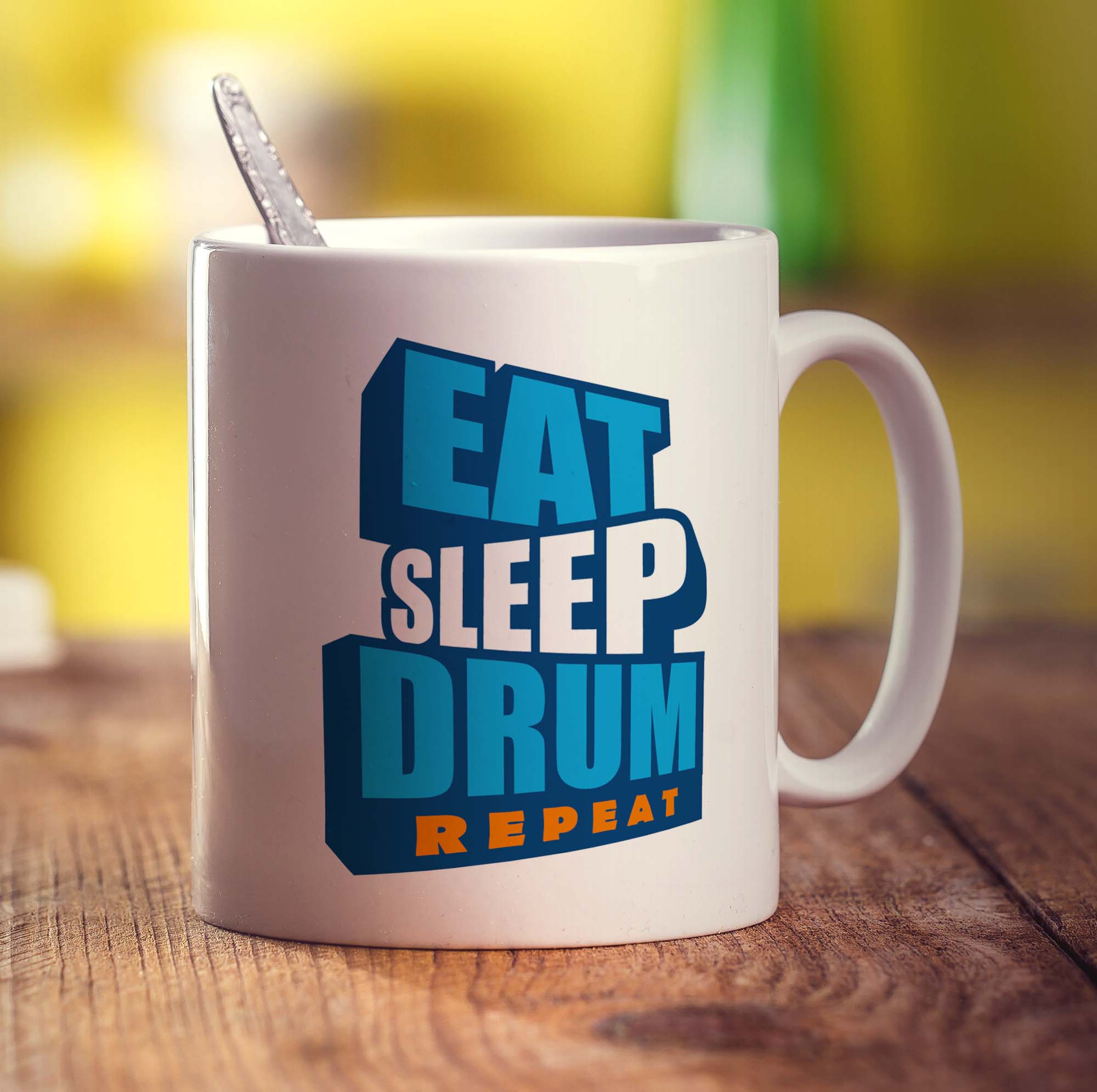 Eat, Sleep, Drum, Repeat Mug