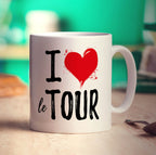 I Heart Le Tour Mug - Standard 330ml (11oz) / White