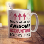 This is What An Awesome Accountant Looks Like Mug - Standard 330ml (11oz) / White