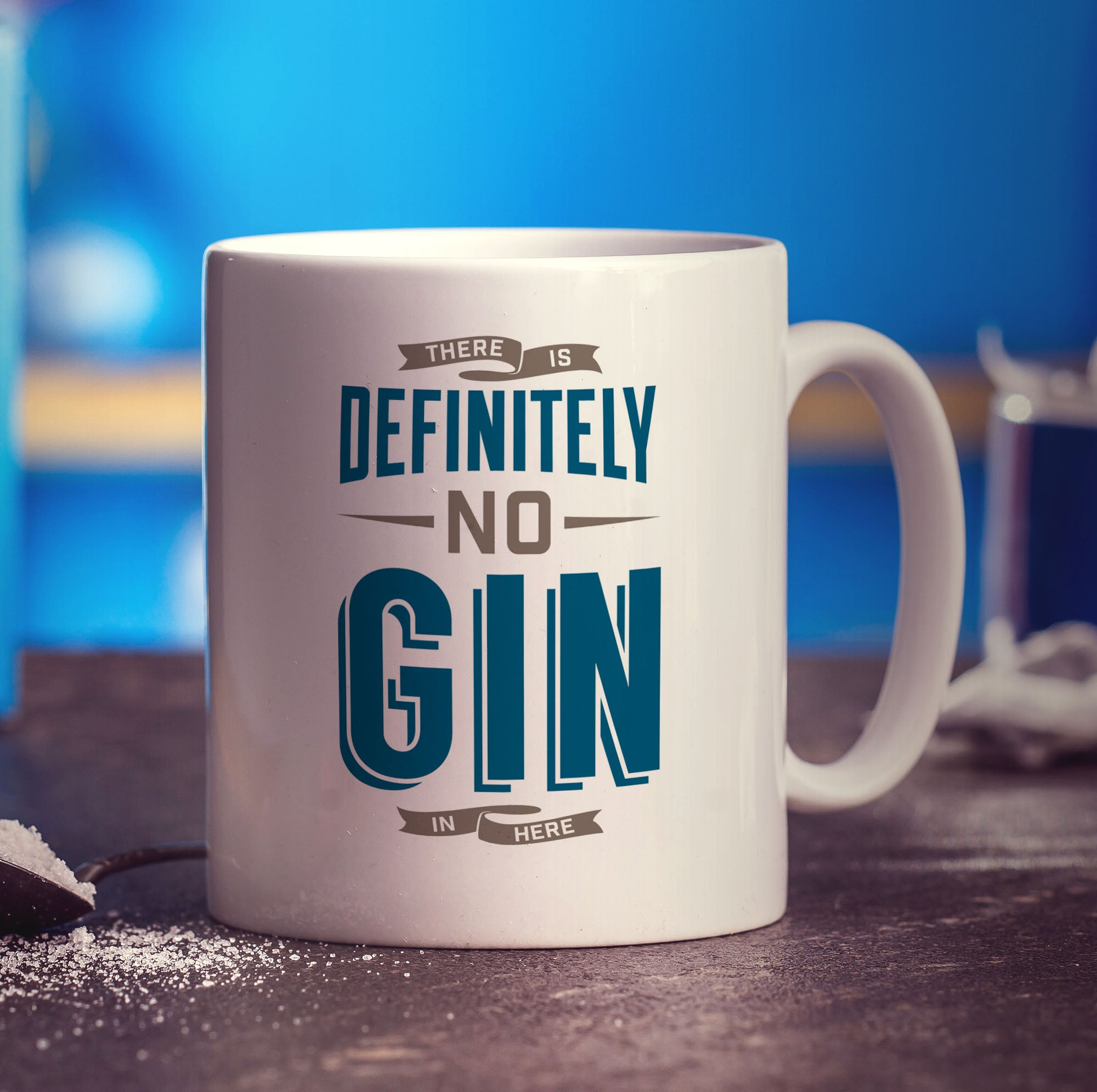 There is Definitely No Gin in Here Mug - Standard 330ml (11oz) / White