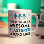 This is What an Awesome Plasterer Looks Like Mug - Standard 330ml (11oz) / White