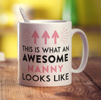 This is What an Awesome Nanny Looks Like Mug - Standard 330ml (11oz) / White