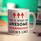 This is What an Awesome Enterpreneur Looks Like Mug - Standard 330ml (11oz) / White