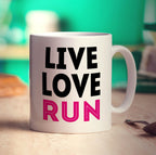 Live Love Run Mug - Standard 330ml (11oz) / White