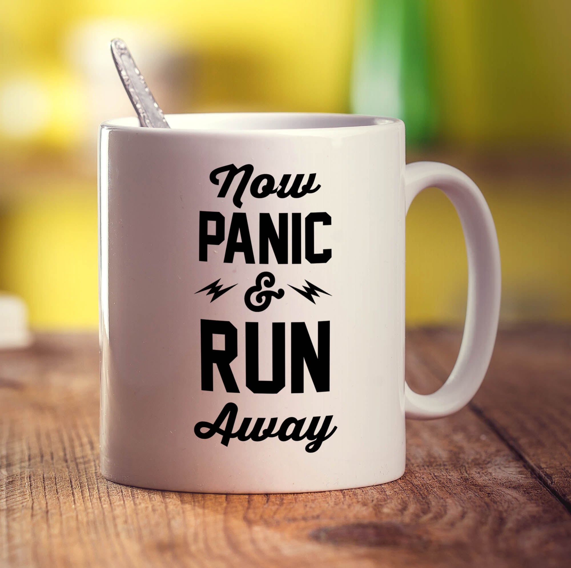 Now Panic & Run Away Mug