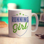 Running Girl Mug - Standard 330ml (11oz) / White