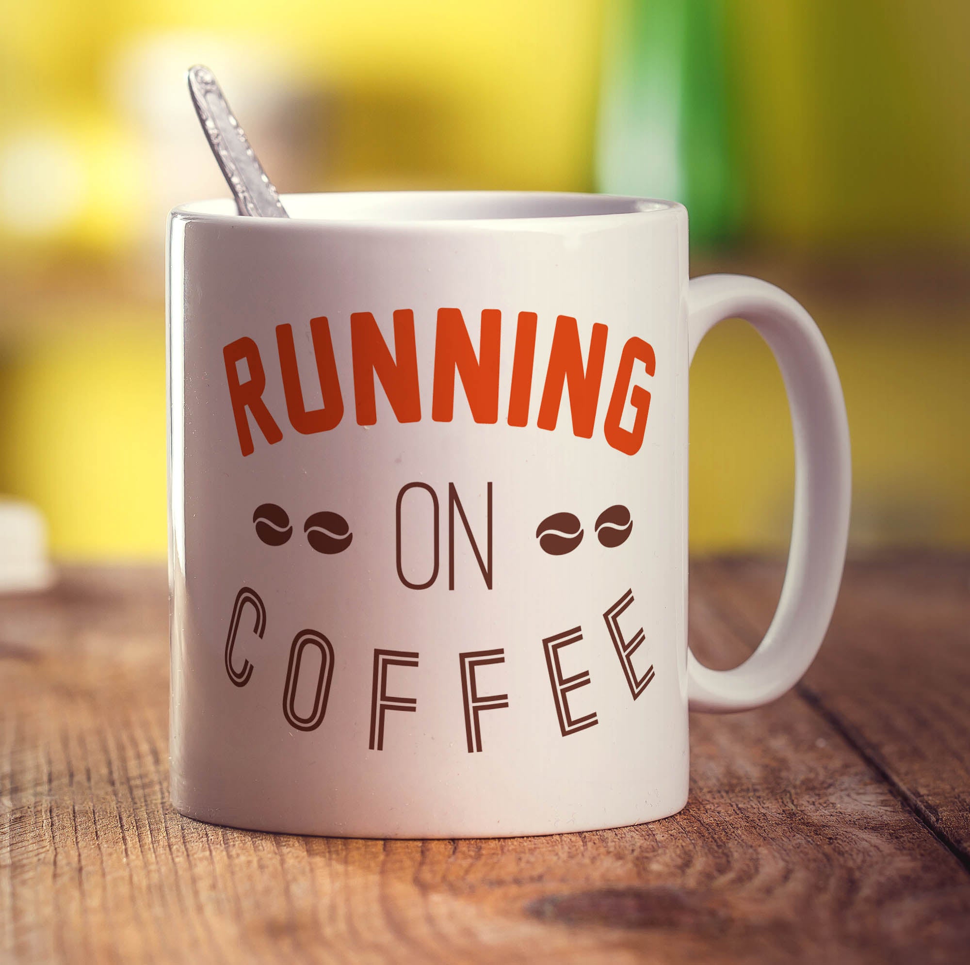 Running on Coffee Mug