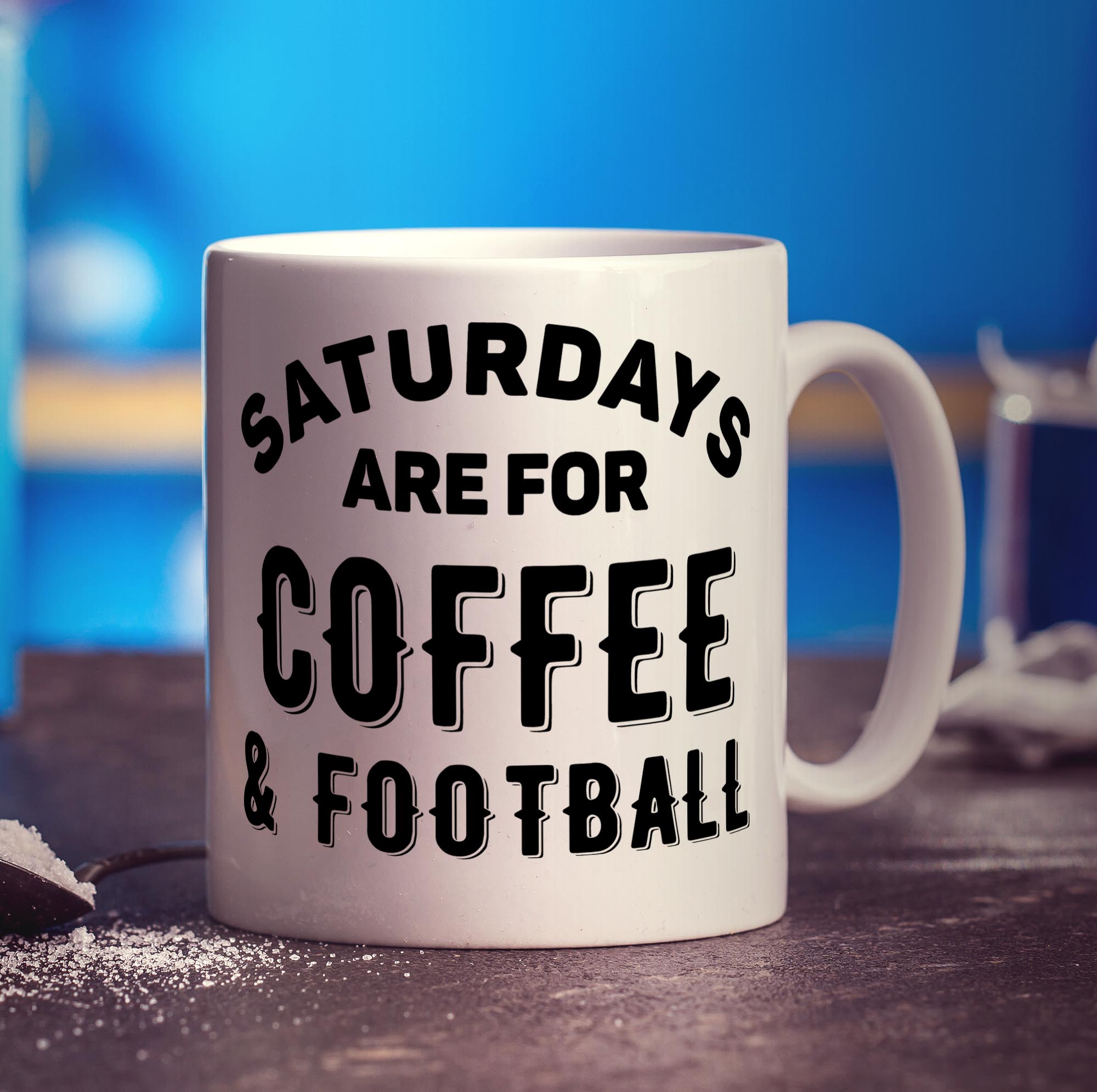 Saturdays Are For Coffee & Football Mug