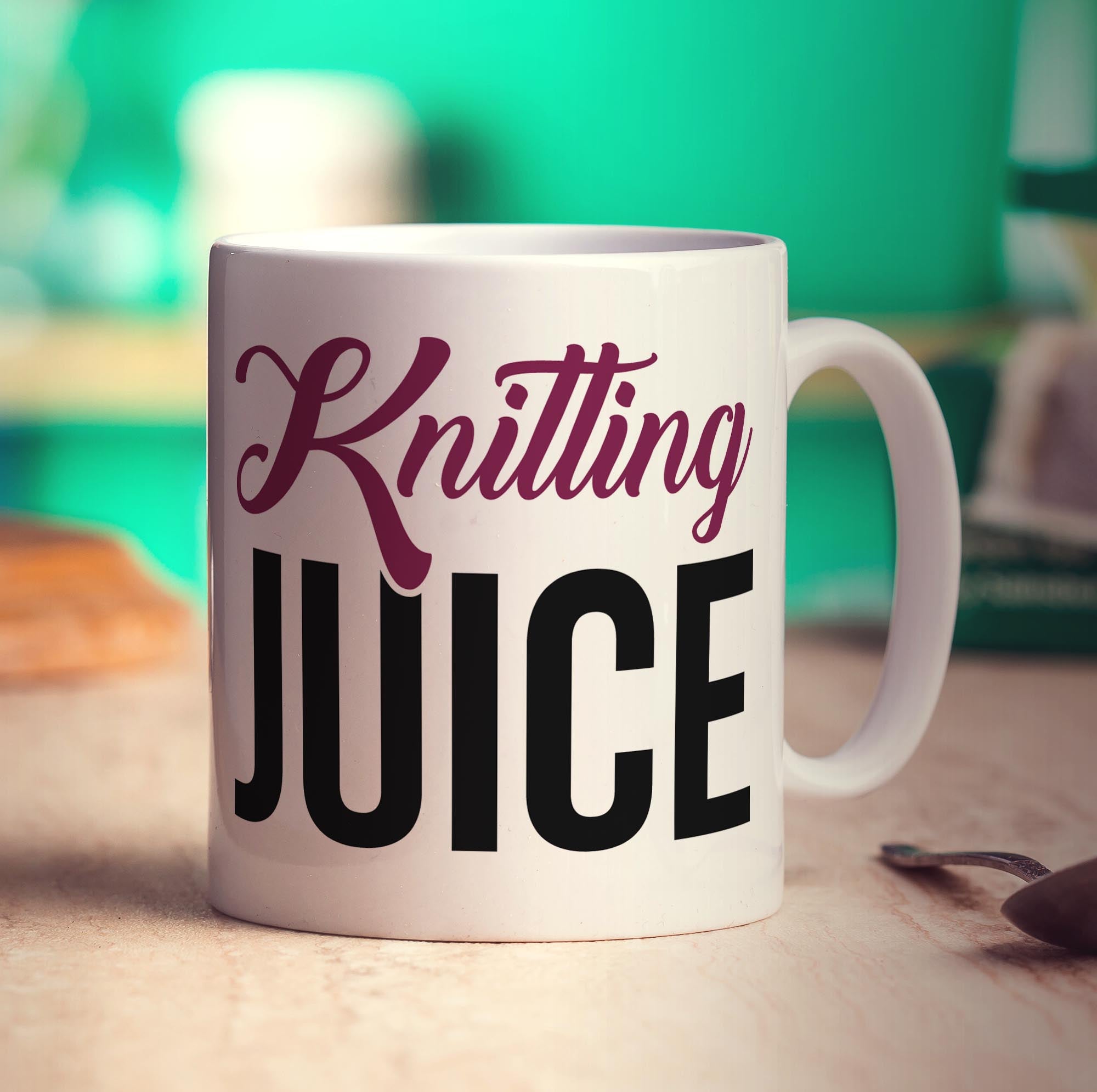 Knitting Juice Mug