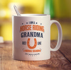 I'm A Horse Riding Grandma Just Like A Normal Grandma But Much Cooler Mug - Standard 330ml (11oz) / White