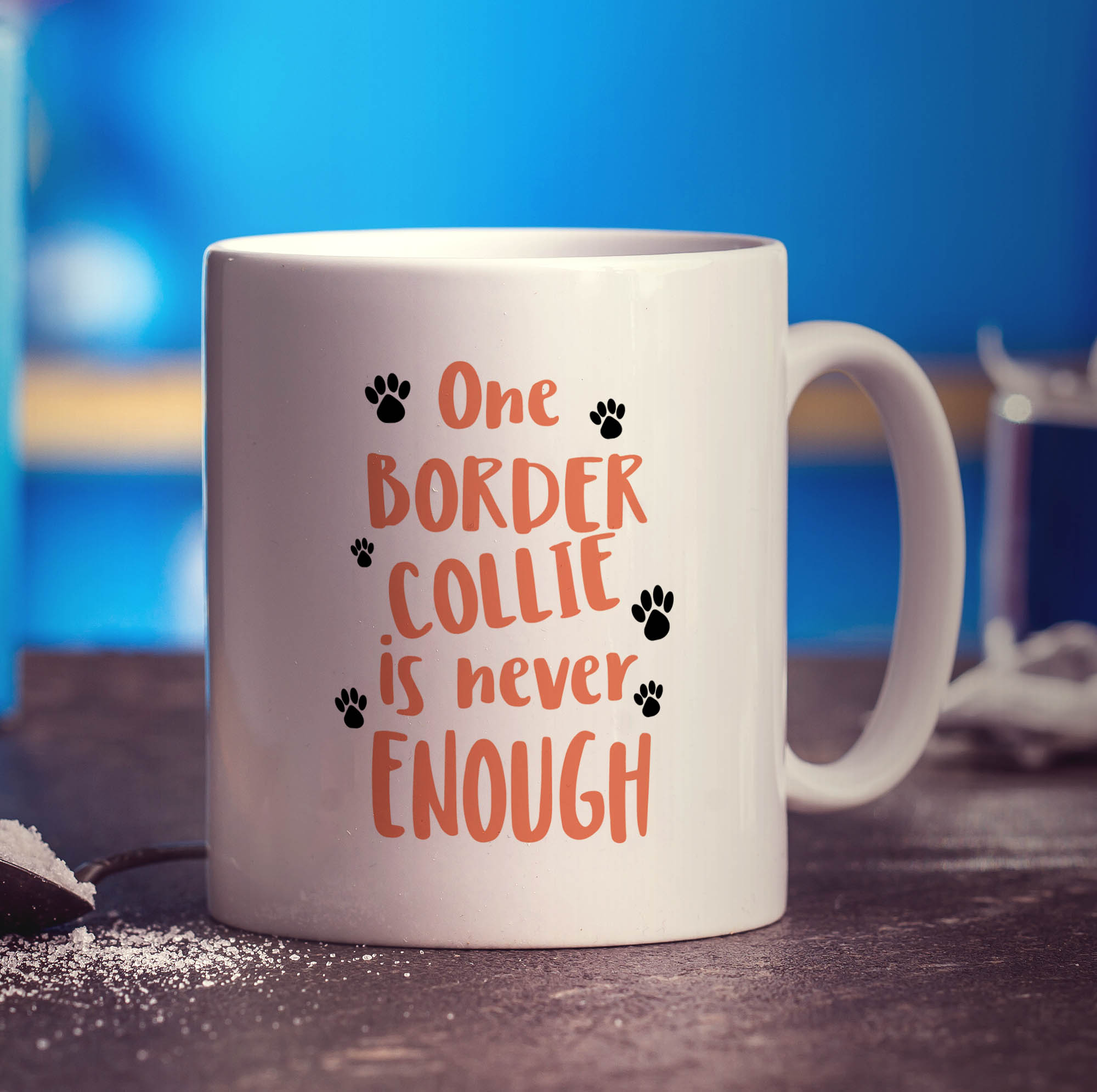One Border Collie is Never Enough Mug - Standard 330ml (11oz) / White