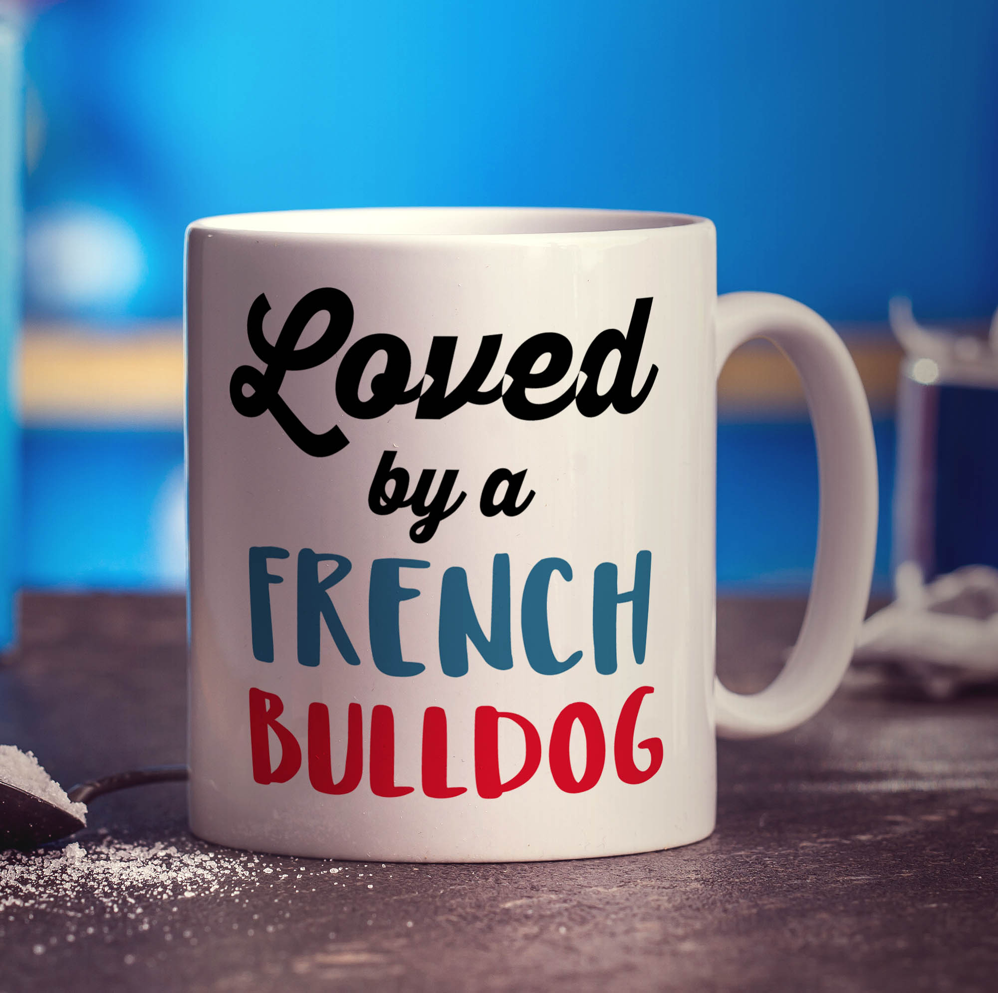 Loved By a French Bulldog Mug