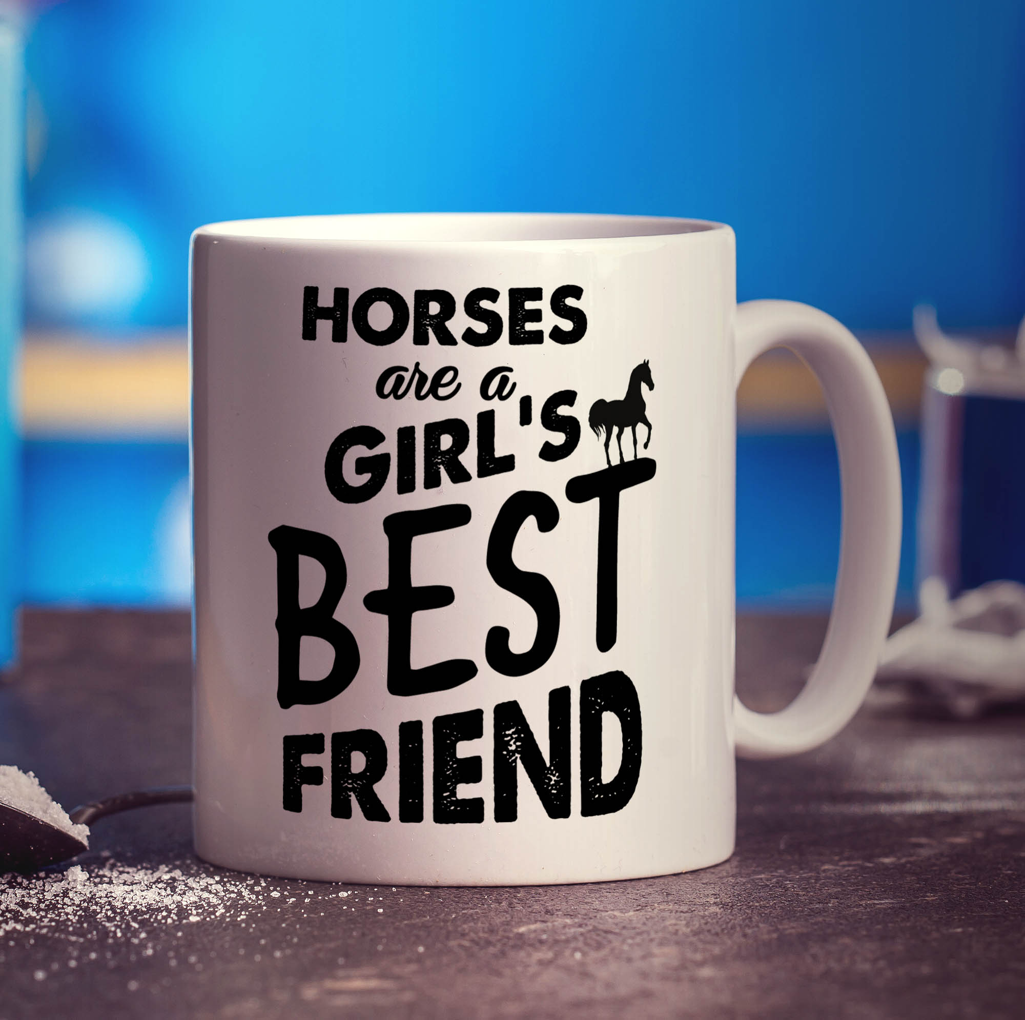 Horses are a Girl's Best Friend Mug