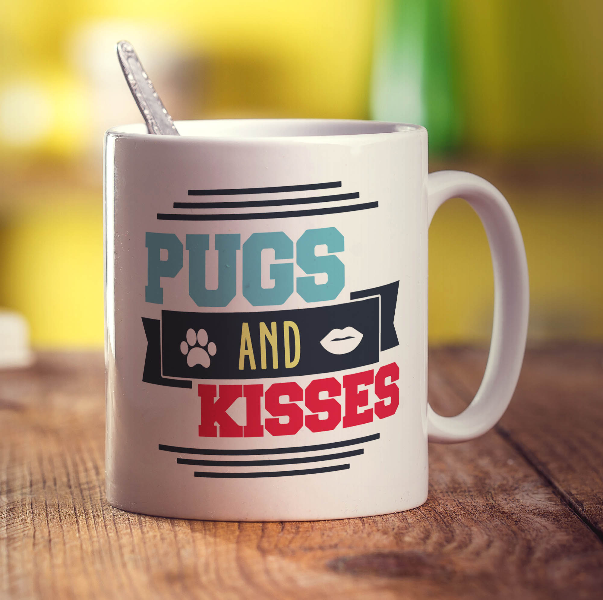Pugs and Kisses Mug