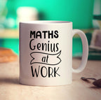Maths Genius at Work Mug - Standard 330ml (11oz) / White